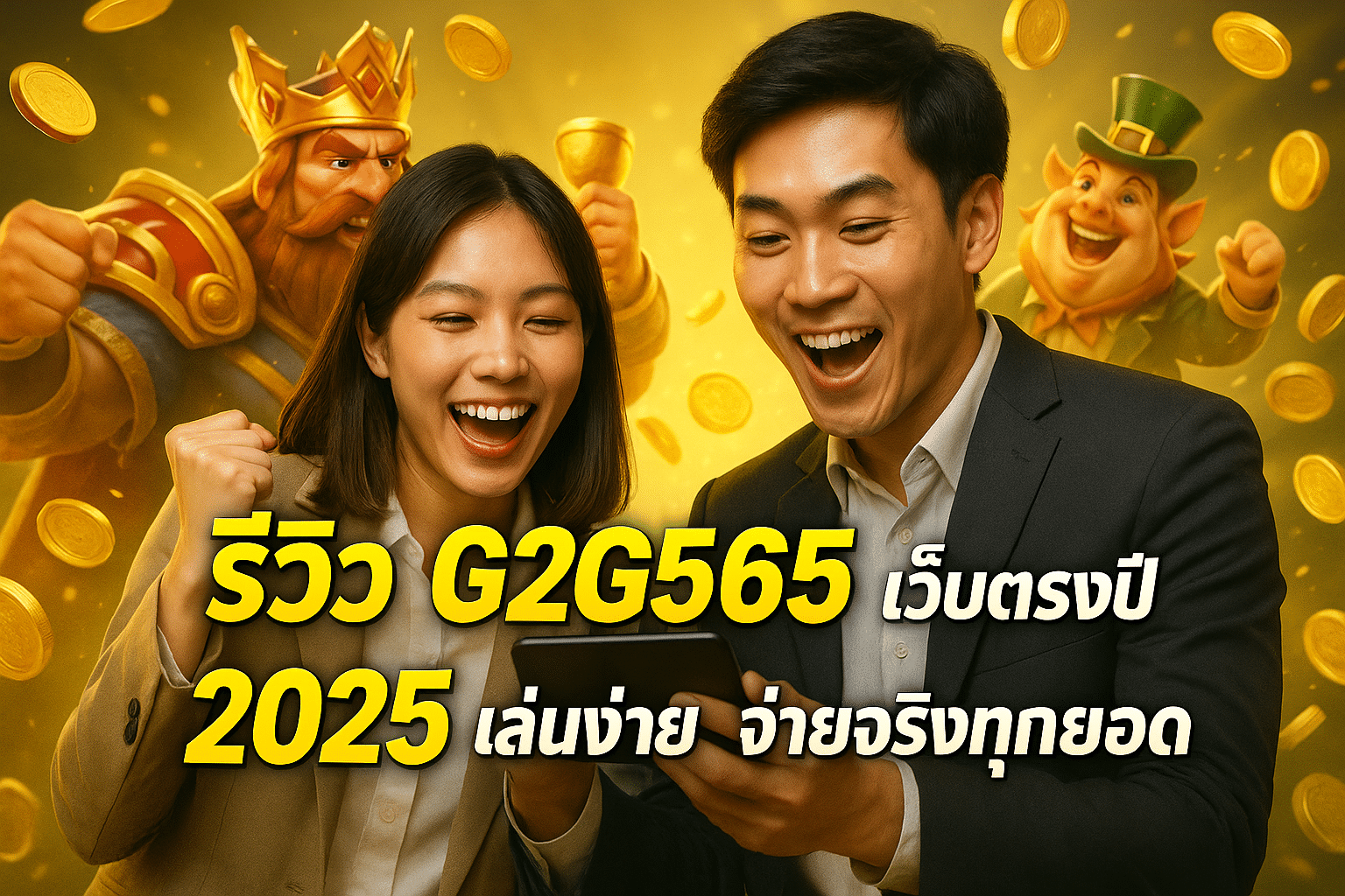 รีวิว G2G565 เว็บตรงปี 2025 เล่นง่าย จ่ายจริงทุกยอด