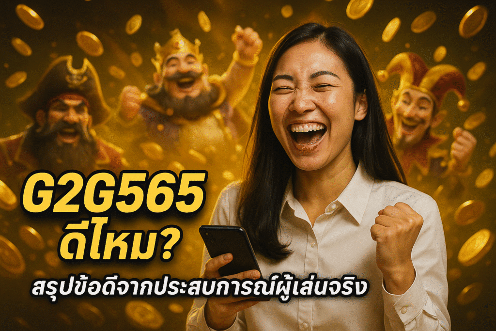 G2G565 ดีไหม? สรุปข้อดีจากประสบการณ์ผู้เล่นจริง