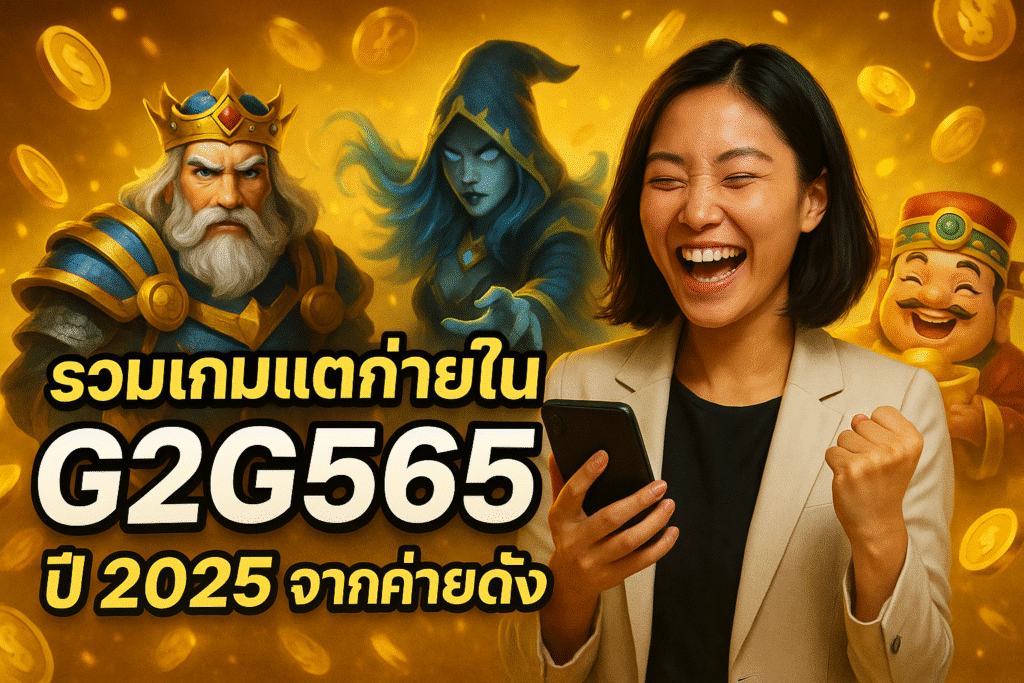รวมเกมแตกง่ายใน G2G565 ปี 2025 จากค่ายดัง